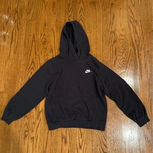 Nike Youth Large Black Hoodie with Logo